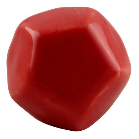 Solid Red Octagon Ceramic Wine Stopper Online
